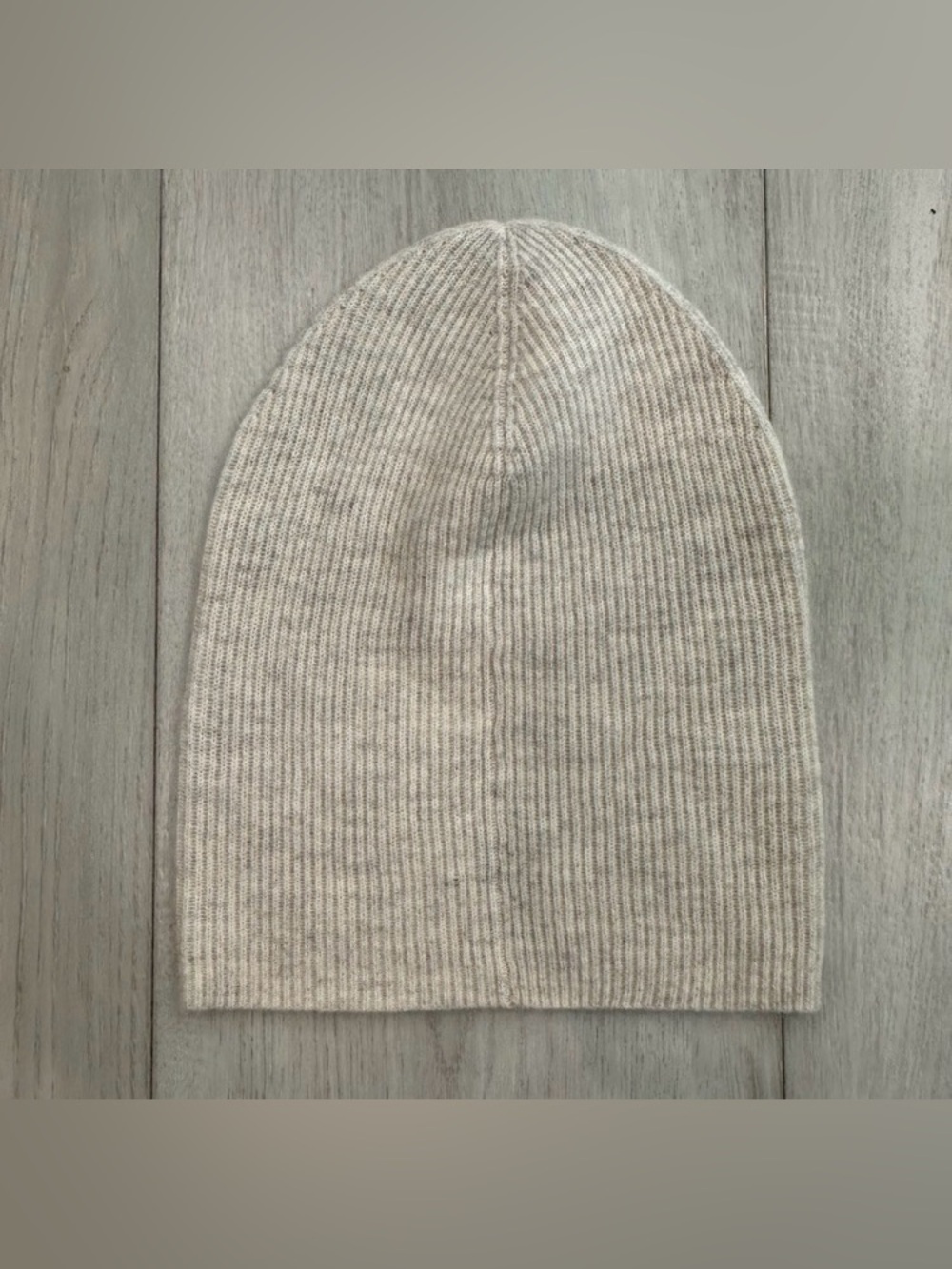 Men Soft Knit Beanie Hat - Cream